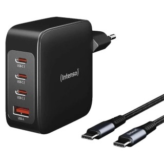 intenso  kit cargador gan w140a3c + cable usb-c