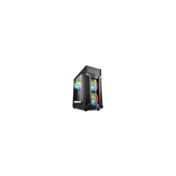 caja atx sharkoon vg6-w rgb 2xusb3.0 rgb  sin fuente negro