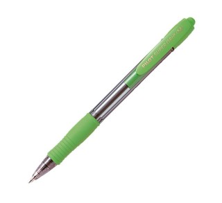 boligrafo retr. pilot supergrip 1mm verde cl