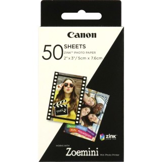canon papel fotografico canon zp - 2030 50 hojas zink para zoemini