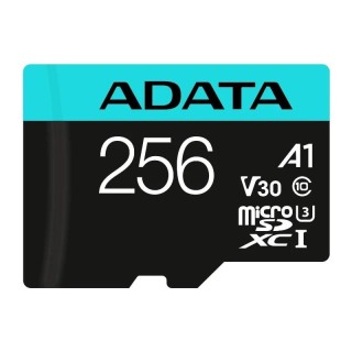 adata microsdxc/sdhc uhs-i u3 256gb c/adapt