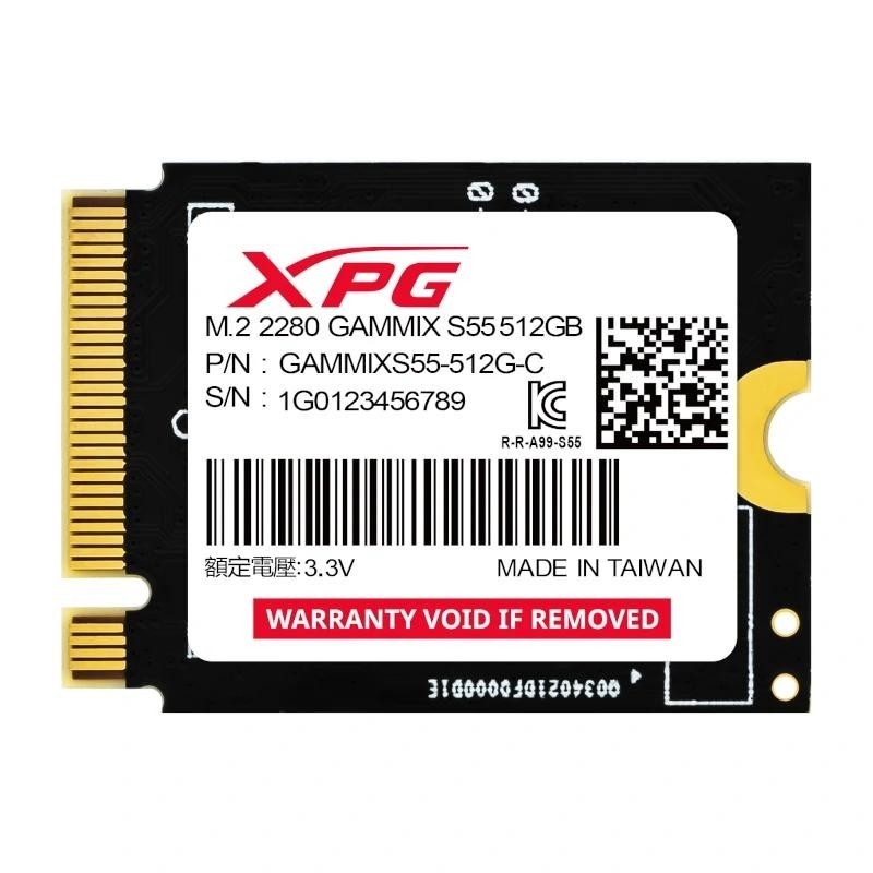 adata xpg ssd gammix s55 512gb gen4x4 m.2 2230