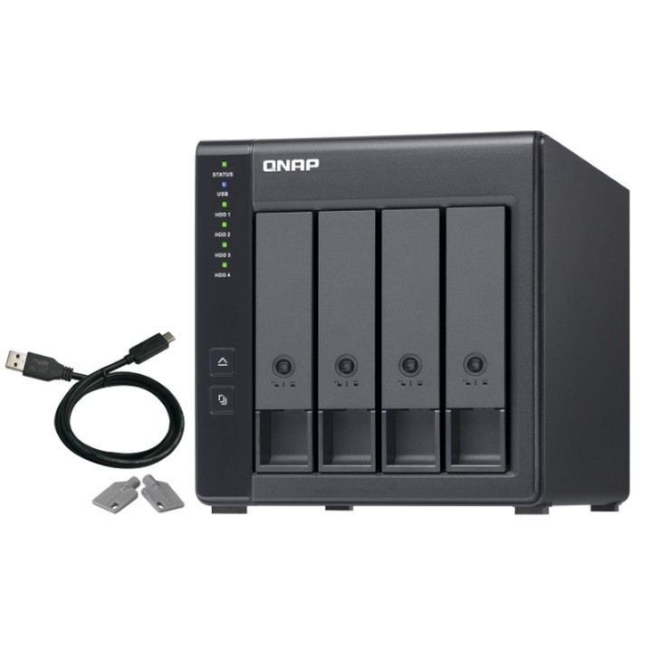 qnap tr-004 raid expansion 4xhdd-bay 1xusb-c 3.2