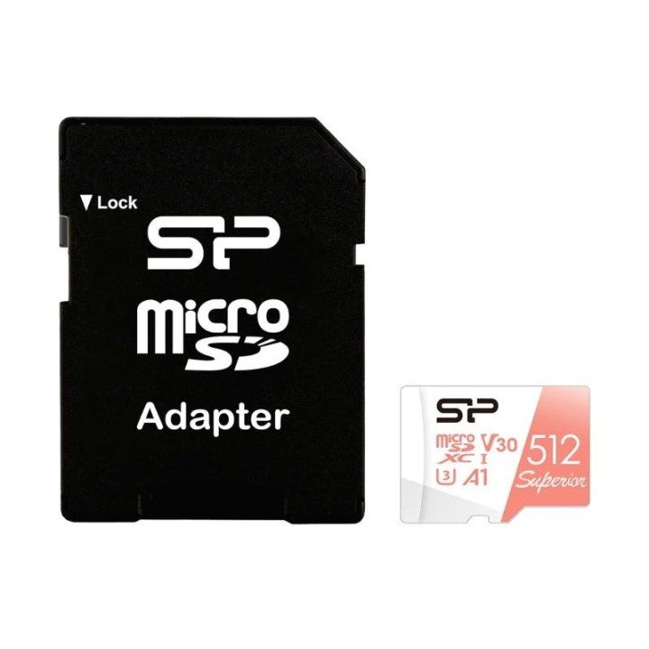 sp microsdxc 512gb clase 10 v30 a1