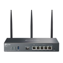 tp-link tp-link omada er706w router inalambrico gigabit ethernet doble banda (2,4 ghz / 5 ghz) negro
