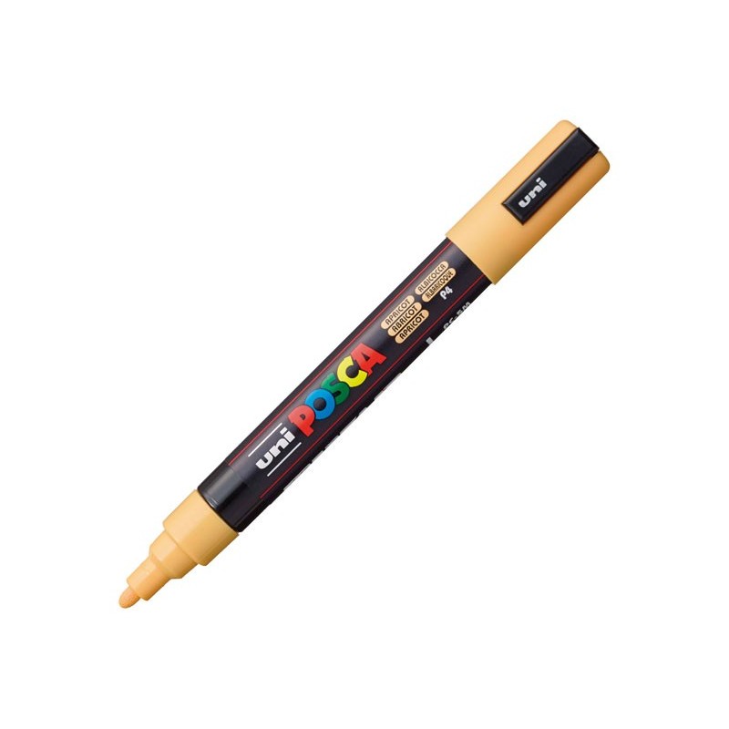 rotulador uni-ball posca pc5m 1.8-2.5mm albarico