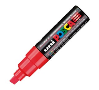 marcador uni-ball posca pc8k 8.0mm rojo