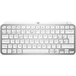 logitech teclado logitech mx keys gris palido wireless inalambrico qwerty espanol