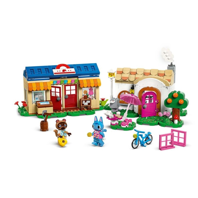 lego lego animal crossing mininook y la casa de minina
