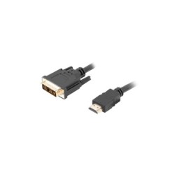 lanberg cable hdmi lanberg macho - dvi - d 18+1 macho single link 0.5m negro