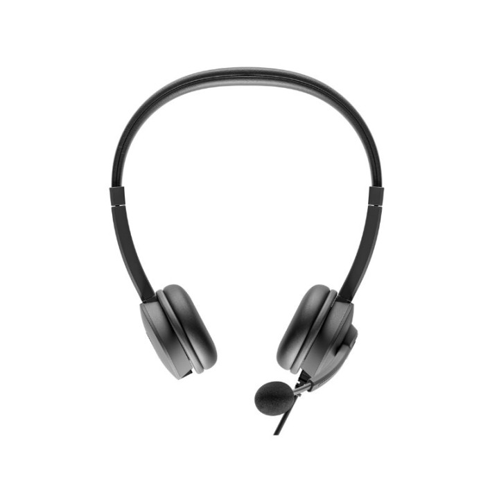 auriculares axtel flow stereo usb-c + usb-a cancelacion ruido 40mm cable stereo hd