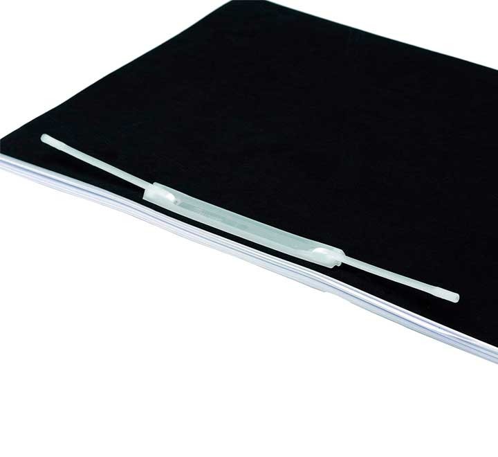 c. 100 fastener fellowes plastico blanco 85mm