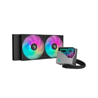 deepcool kit de refrigeracion liquida deepcool lt240 argb r - lt240 - bkamnc - g - 1