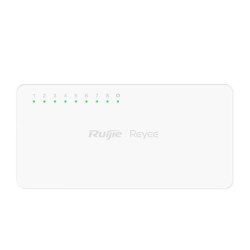 reyee unmanaged switch 8xgb rj45 plastic case