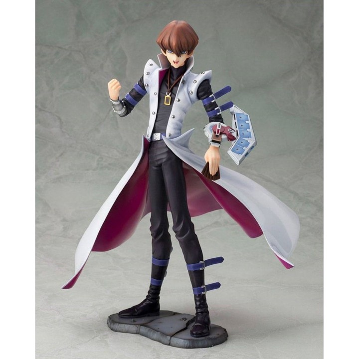 kotobukiya figura kotobukiya yu - gi - oh artfxj seto kaiba 28 cm