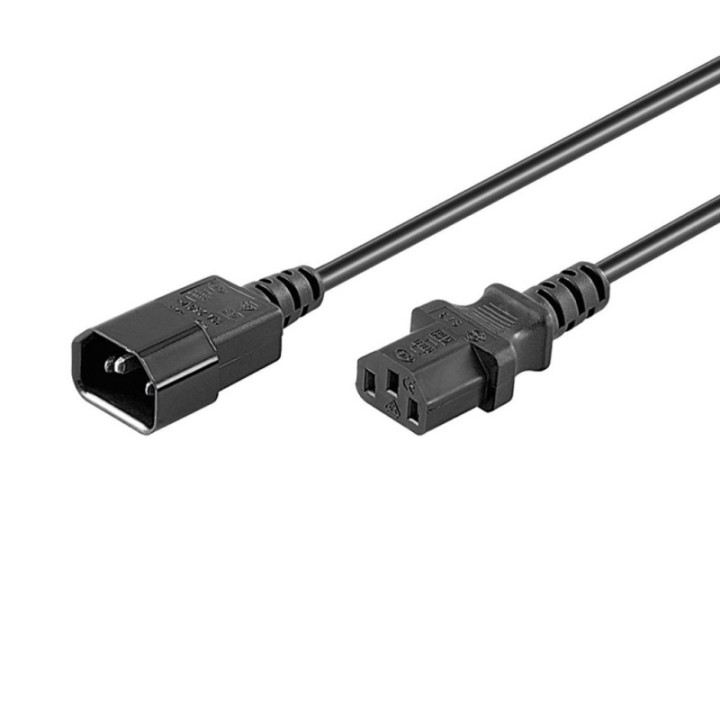 ewent cable alimentacion vde c14-c13, m/f, 1.80 m