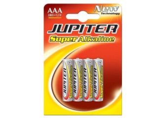 jupiter blister 4 pilas alkalinas lr03 - e92 /aaa) 318995 jupiter 040309