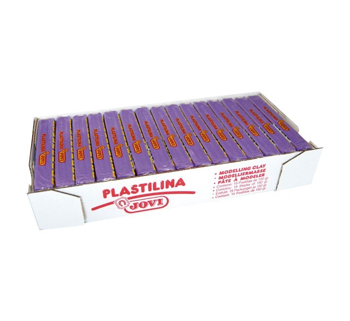 pastilla plastilina jovi 150g lila 7114