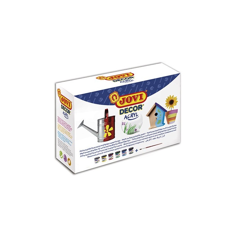 jovi estuche 6 botes 55 ml jovidecor colores surtidos jovi 670