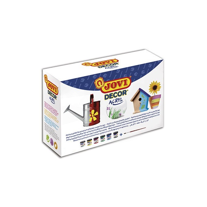 jovi estuche 6 botes 55 ml jovidecor colores surtidos jovi 670