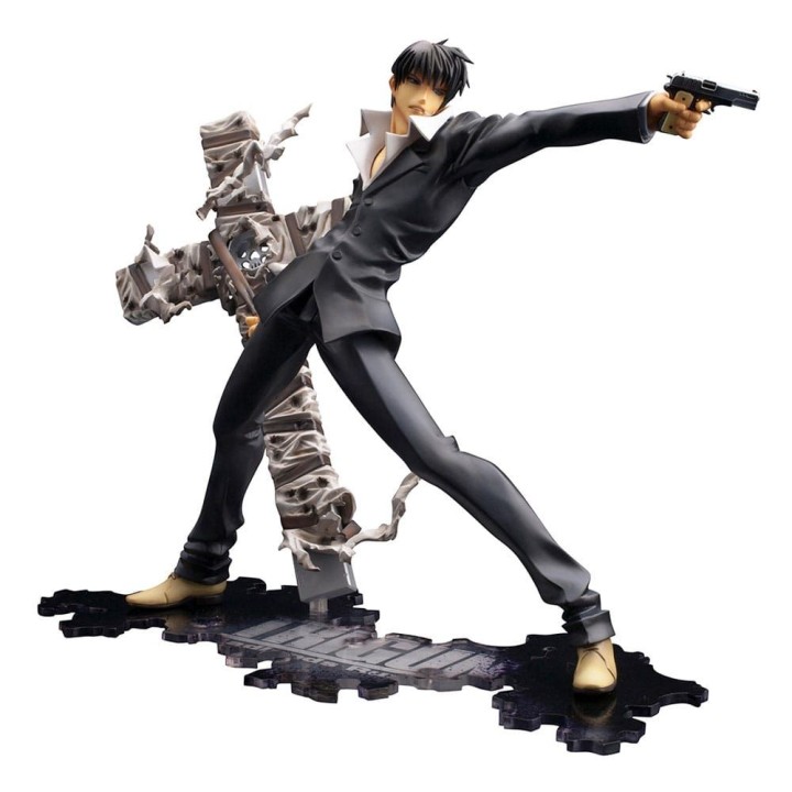 kotobukiya figura kotobukiya trigun badlands rumble artfx j wolfwood 1 - 8