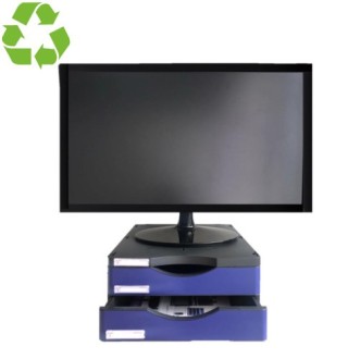 archivo 2000 soporte elevador 2 cajones para monitor ergosostenible archivo2000 6611m1 az