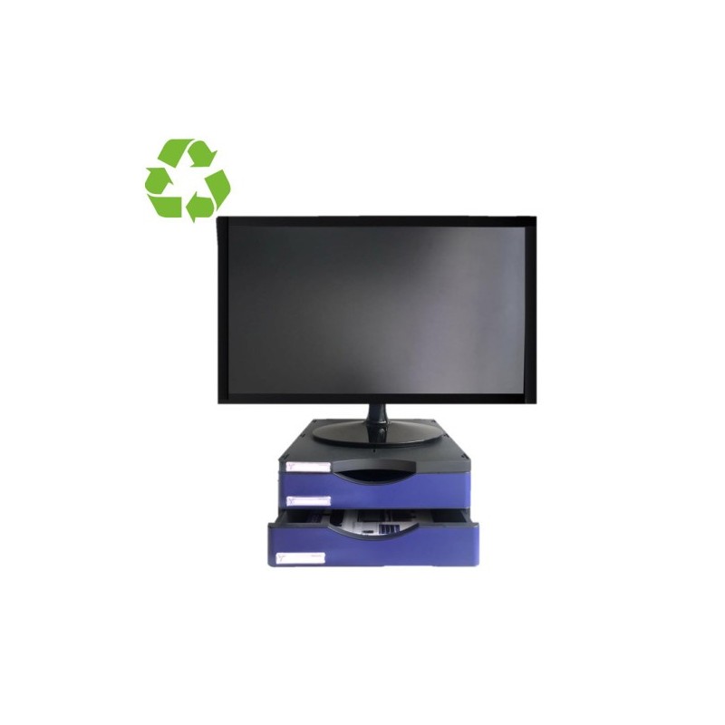 archivo 2000 soporte elevador 2 cajones para monitor ergosostenible archivo2000 6611m1 az