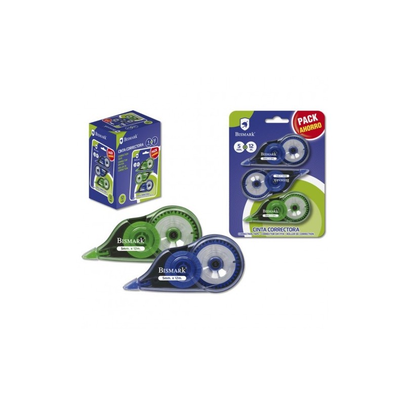 bismark bismark 328210 correccion de peliculo/cinta 12 m multicolor 3 pieza(s)