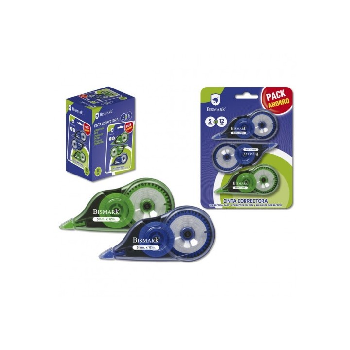 bismark bismark 328210 correccion de peliculo/cinta 12 m multicolor 3 pieza(s)