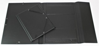 iberplas carpeta formato folio gomas y sopalas pvc negra iberplas 343cs00