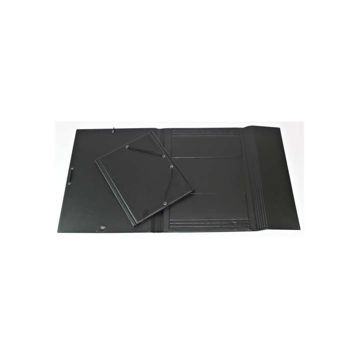 iberplas carpeta formato folio gomas y sopalas pvc negra iberplas 343cs00