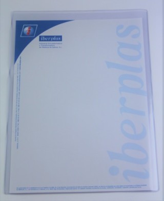iberplas caja 50 fundas formato folio u portadocumentos  pvc cristal 150 micras iberplas 84q50