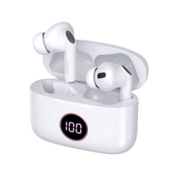 auriculares earbuds stereo lcd cool air pro white ios-android tactil 5v 2.4ghz 300mah bateria 72h