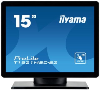 iiyama prolite t1521msc-b2 pantalla para pc 38,1 cm (15) 1024 x 768 pixeles xga led pantalla tactil