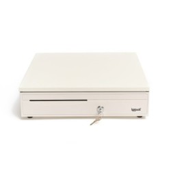 iggual cajon portamonedas iron-30w 42cm 5+5 blanco