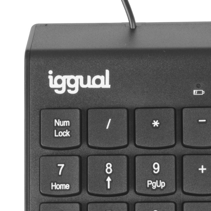 iggual teclado numerico usb ck-num-19t negro