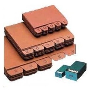 mariola indice ficheros carton cuero a-z (215x160 mm) no. 5 mariola 3105