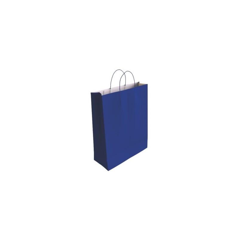 bismark bismark 329831 bolsa de papel azul  pack: 25 unidades