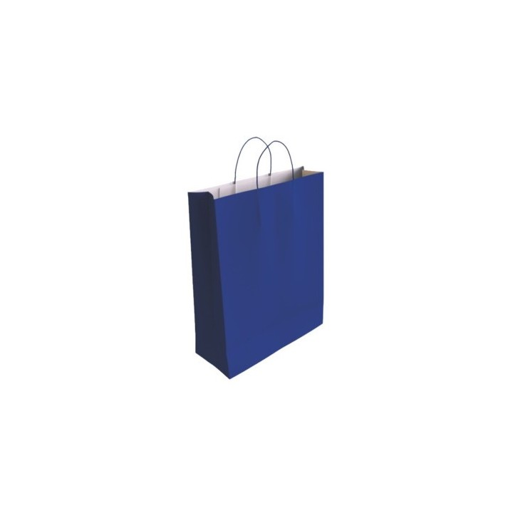 bismark bismark 329831 bolsa de papel azul  pack: 25 unidades