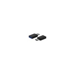 mini adaptador aisens aluminio usb 3.2 gen1 3a usb-c/m-a/h negro