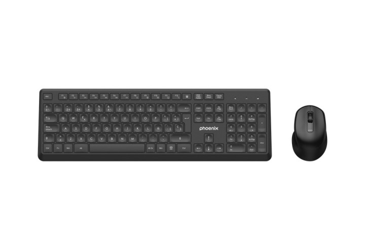 phoenix technologies phoenix combo teclado multimedia + raton inalambrico con receptor usb 1600dpi