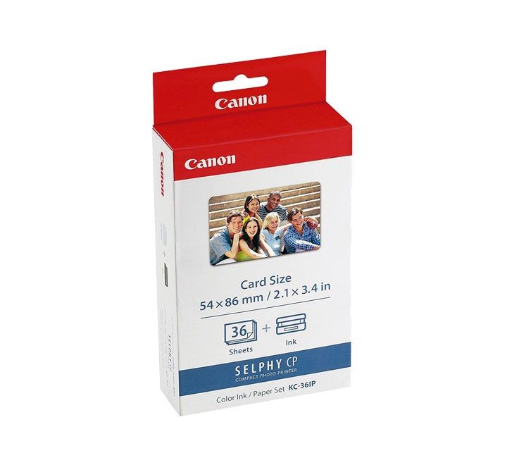 pack inkjet original canon kc-36ip+papel foto