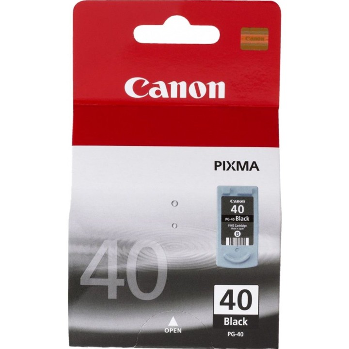 canon cartucho tinta canon pg 40 negro 16ml pixma 1600 -  2200 -  2600 -  mp150 -  170 -  190 -  450