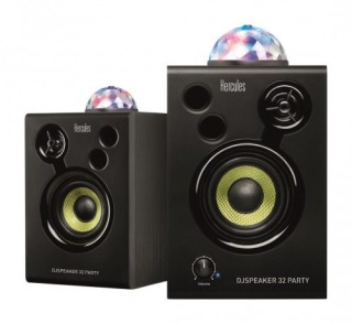 hercules hercules dj speaker 32 party negro alambrico 30 w
