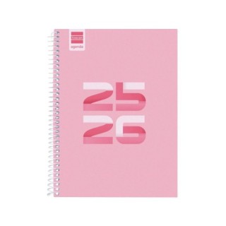finocam agenda escolar 2025-2026 cool 4o 155x212 semana vista horizontal rosa+ finocam 645040426