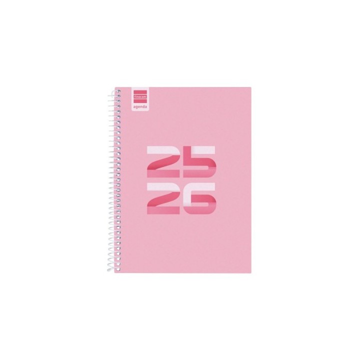 finocam agenda escolar 2025-2026 cool 4o 155x212 semana vista horizontal rosa+ finocam 645040426