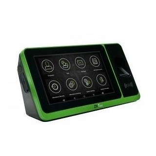 zkteco android, t&a terminal with fp, id, mf & 4g(silver)  (p/n:zy