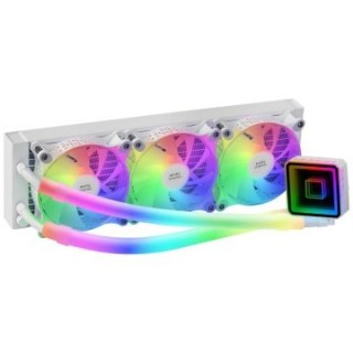 mars gaming kit refrigeracion liquida mars gaming ml - ultra360 blanco 650w 3 x 120mm rgb
