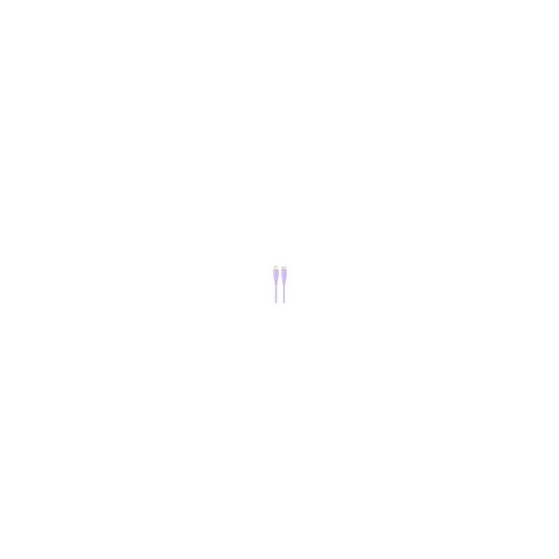 cable de carga y datos gembird usb tipo-c a 8 clavijas 1,5 m violeta
