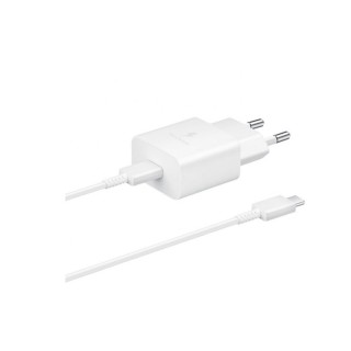 samsung cargador samsung ep - t1510xwegeu usb - c 15w + cable usb - c blanco